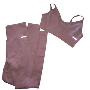 Bo+Tee pink athletic wear set small